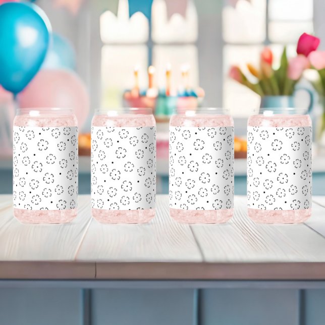 Personalised Floral Birthday Gift Folder Can Glass (Insitu (Baby Shower))