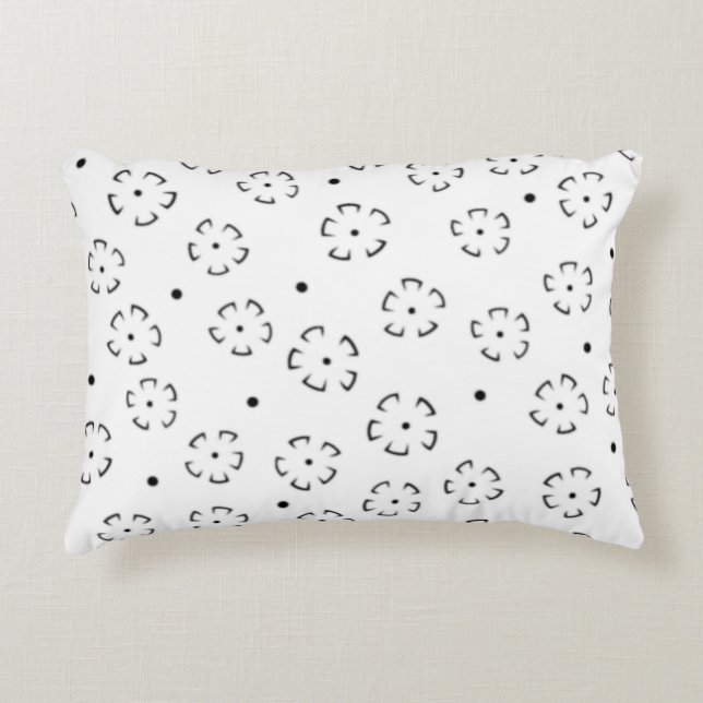 Personalised Floral Birthday Gift Folder Decorative Cushion (Front)