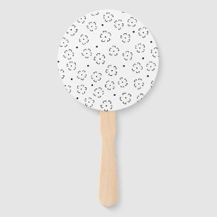 Personalised Floral Birthday Gift Folder Hand Fan
