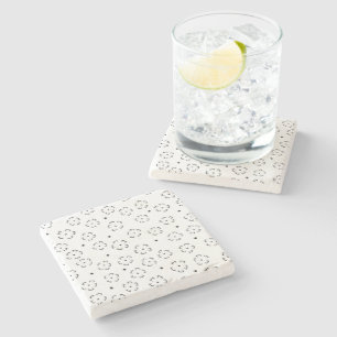 Personalised Floral Birthday Gift Folder Stone Coaster
