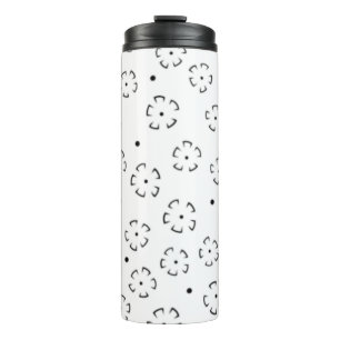 Personalised Floral Birthday Gift Folder Thermal Tumbler