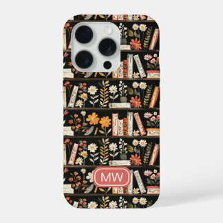 Personalised Floral Bookshelf Phone Case