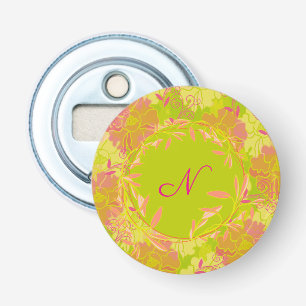 Personalised Floral Bottle Opener