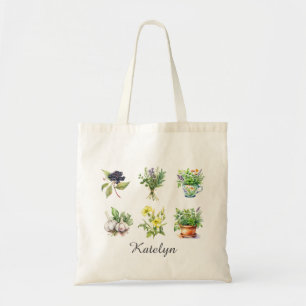 Personalised Floral Bouquet Tote Bag