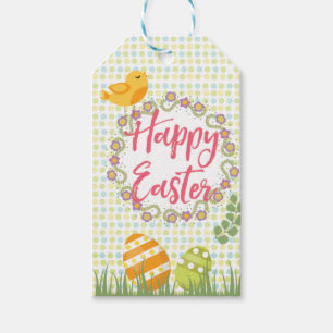 Personalised Floral Bunny Easter Gift Tags