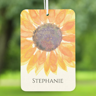 Personalised Floral Car Air Freshener