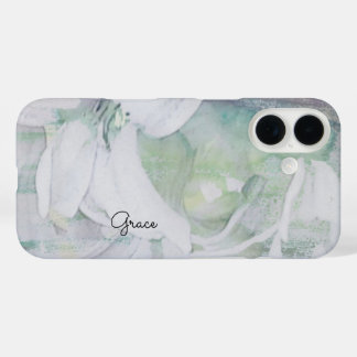 Personalised Floral  iPhone 16 Case
