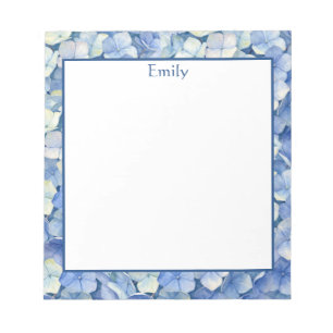 Personalised Floral Custom Name Stationery, Notepad