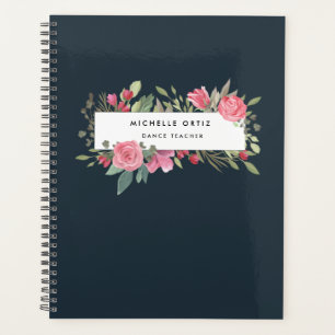 Personalised Floral Dance Teacher Planner
