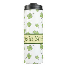 Personalised floral drink tumbler