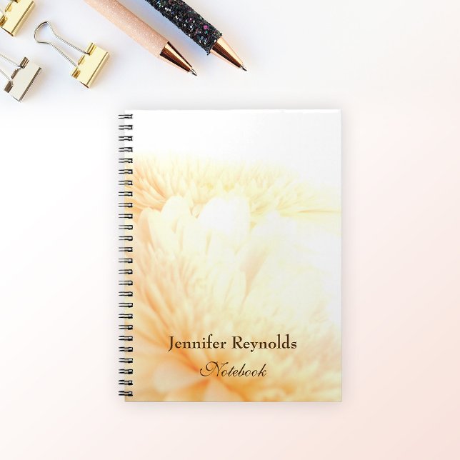 Personalised Floral & Elegant Golden Notebook (Creator Uploaded)