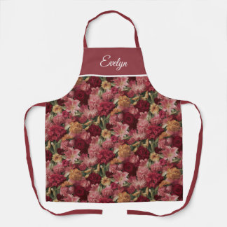 Personalised Floral Encounter Apron