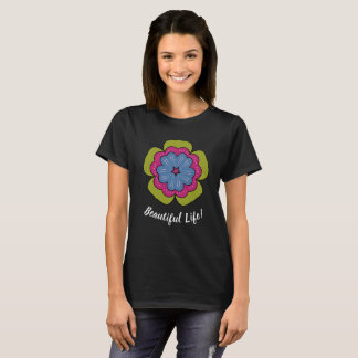 Personalised Floral Graphic Women's Basic T-Shirt