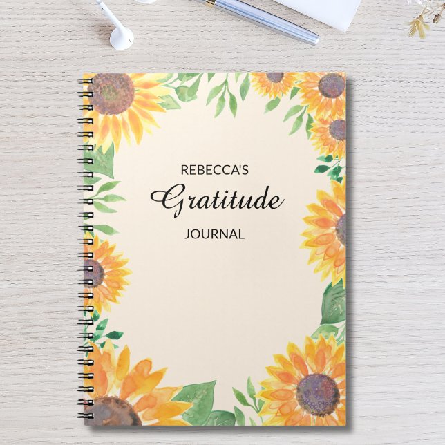 Personalised Floral Gratitude Journal (Creator Uploaded)