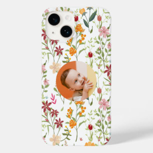 Personalised Floral iPhone Case – Add Your Photo