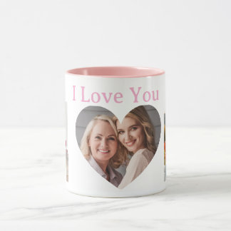 Personalised Floral Love You Mum Mug
