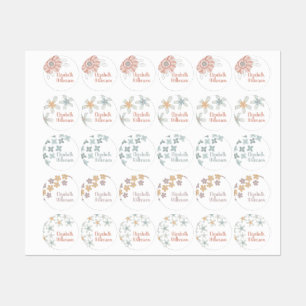 Personalised Floral Medley Kid’s Clothing Label