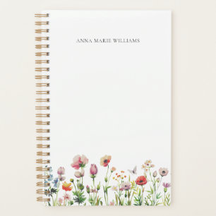 Personalised Floral Modern Elegant Planner