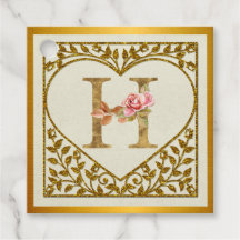 Personalised Floral Monogram, From A to Z 