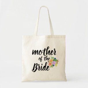 Personalised Floral mother of the Bride Tote Bag