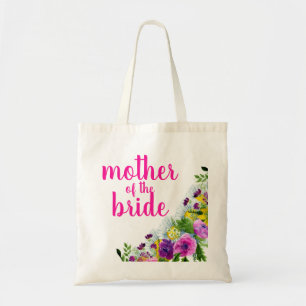 Personalised Floral mother of the bride Tote Bag