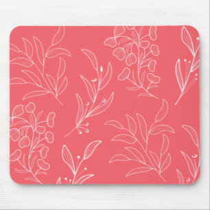 Personalised Floral  Mouse Mat