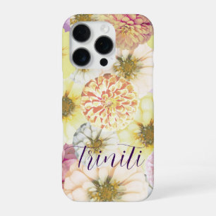 Personalised Floral Name Phone Case for Women