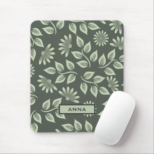 Personalised Floral Pattern Mousepad