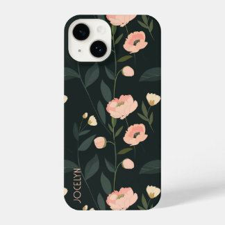 Personalised floral phone case
