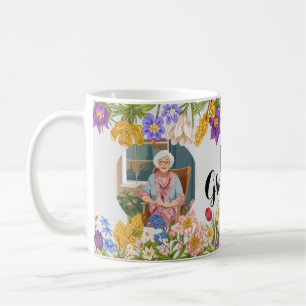 Personalised Floral Photo Collage Mug Gift
