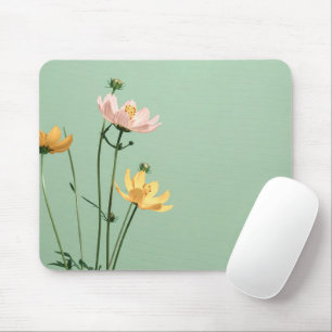 Personalised Floral Photo Modern Mouse Mat