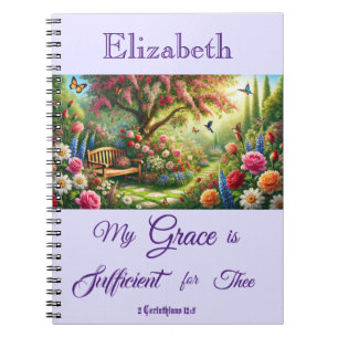 Personalised Floral Photo Notebook