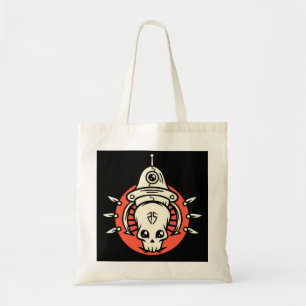 Personalised Floral Sugar Skull Tote Bag