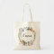 Personalised Floral Tote Bag