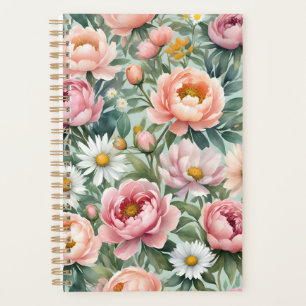 Personalised Floral Wallpaper Print Planner