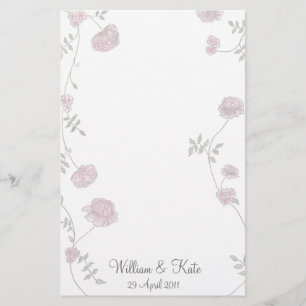 Personalised Floral wedding stationery