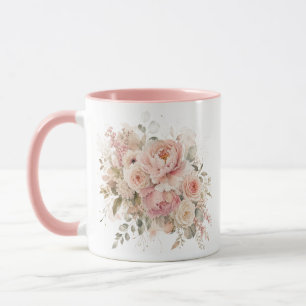 Personalised Floral with your Name Mug