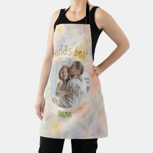 Personalised Floral 'World's Best Mum' Apron