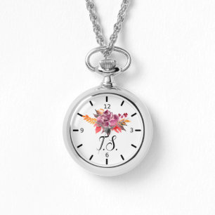 Personalised Floral Wreath Watch