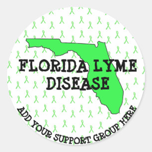 Personalised Florida Lyme Awareness Stickers