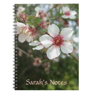 Personalised Flower Blossom Notebook