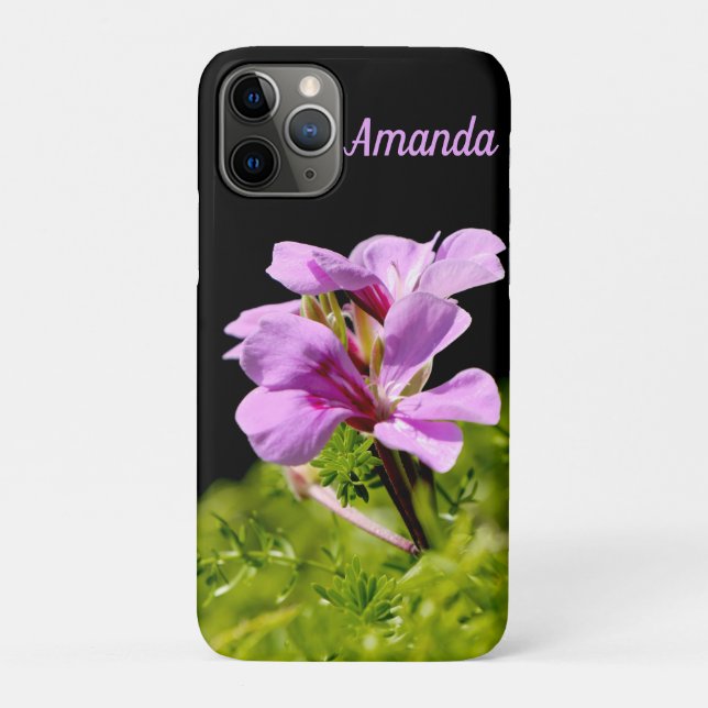 Personalised Flower Case-Mate iPhone Case (Back)