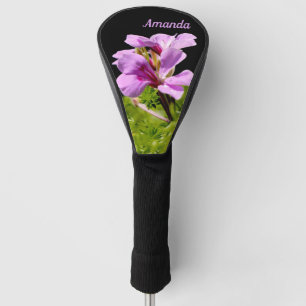 Personalised Flower Golf Head Cover
