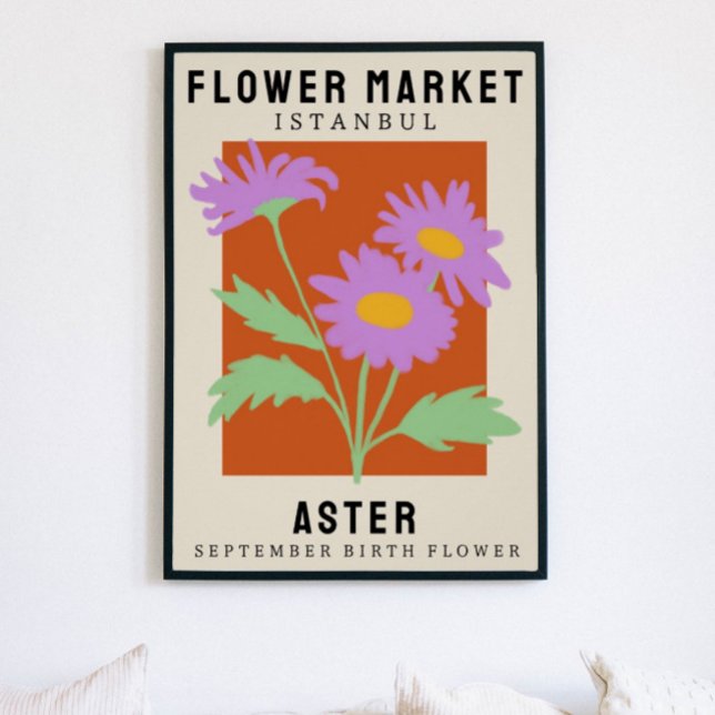 Personalised Flower Market Birth flower Art Print (Creator Uploaded)