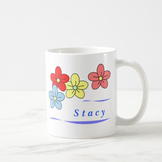 Personalised Flower Mugs (Right)