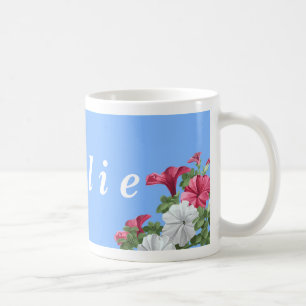 Personalised Flower Mugs - Petunias