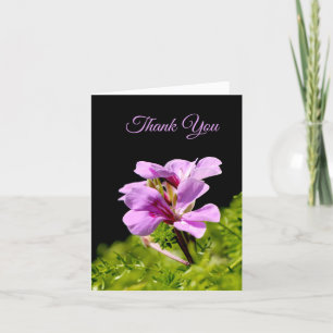 Personalised Flower Thank You Card