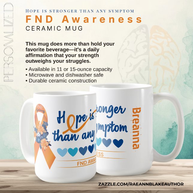 Personalised FND Awareness Ceramic Mug (Creator Uploaded)