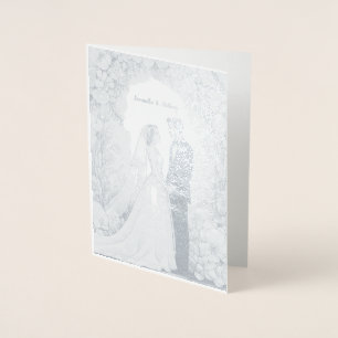 Personalised Foil Wedding Card