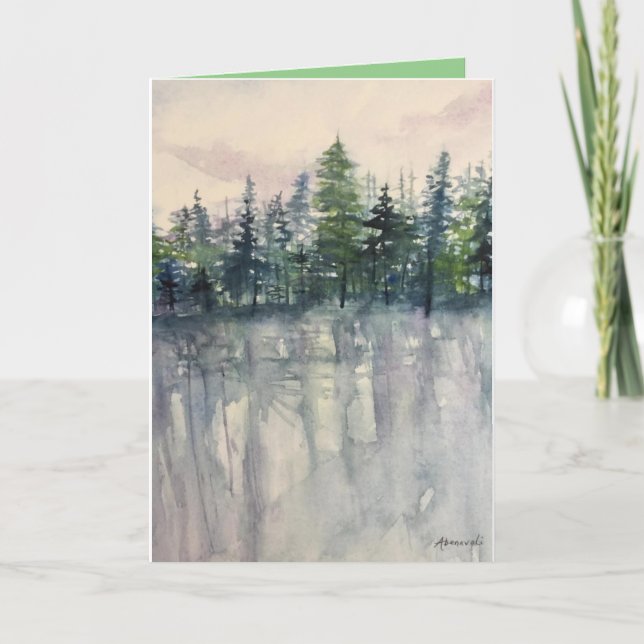 Personalised Folded Christmas Greeting Card (Front)